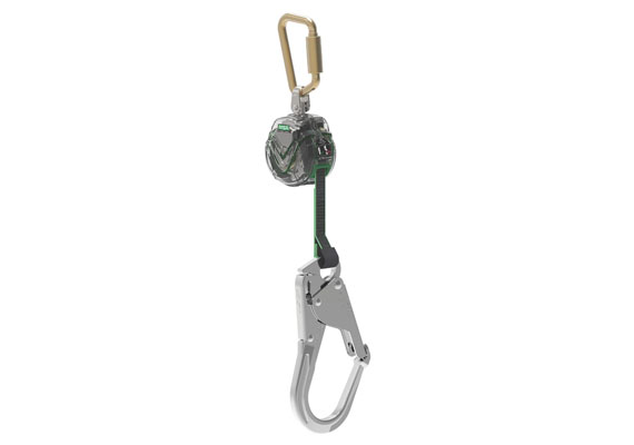 Latchways Mini Single and Twin Leg Retractable Lanyard. The V-TEC Mini retactable lanyard is the most compact & lightweight self-retracting lanyard ever developed using multiple spring radial energy-absorbing technology. This new design eliminates the need for an external energy-absorber outside of the housing making it the smallest retractable lanyard on the market.