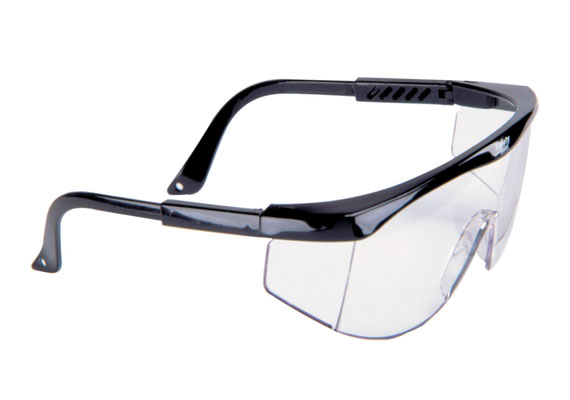 Precision crafted to protect a user's eyes while also providing a high degree of comfort, the purpose-built Sierra Protective Eyewear offers the whole package. The glasses protect excellent side and front impact protection, while also guarding against impact hazards and/or flying particles, dust, sparks and glare. The model offers integrated side shields, vented brow guard, Tuff-Stuff™ scratch-resistant lens and adjustable temples.