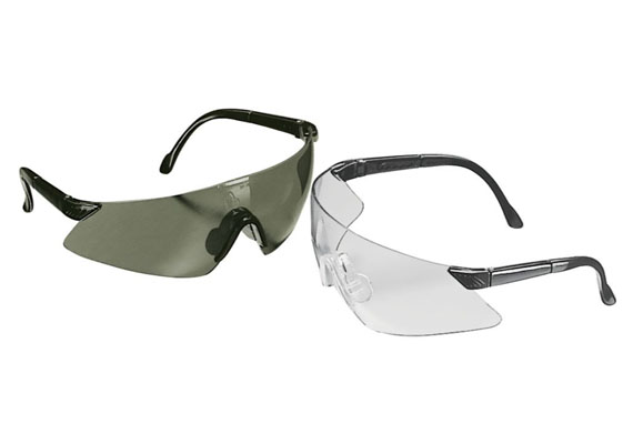 Designed for safety, comfort and style, Luxor Protective Eyewear guards against myriad eye hazards. The one-piece wraparound glasses protect against impact hazards and/or flying particles, dust, sparks and glare. The glasses feature Tuff-Stuff™ scratch-resistant lenses, adjustable temples, soft nose pads and a frameless design.