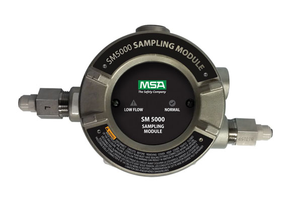 Built for safety programs that demand gas concentration measurement before allowing entrance to an area, the SM5000 Sampling Module is exclusively designed to work with the Ultima X5000, Ultima XE and General Monitors S5000 gas monitors. The unit features an explosion-proof design and reliably extracts a sample from any confined or inaccessible area—or any area that is too hot, cold, or otherwise harsh—and delivers gas concentration reading directly to the installed gas monitor.